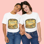 Dogs Leave Paw Prints Tee – Vintage Pet Lover T‑Shirt
