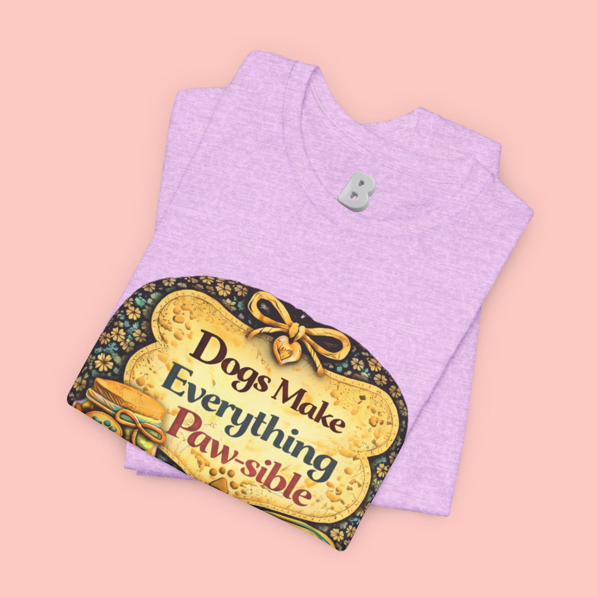 Dog Lover T‑Shirt – "Dogs Make Everything Paw‑sible" Vintage Pet Rescue Tee