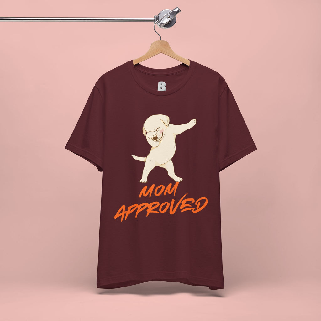 Mom Approved Tee — Dab Dog Graphic T‑Shirt