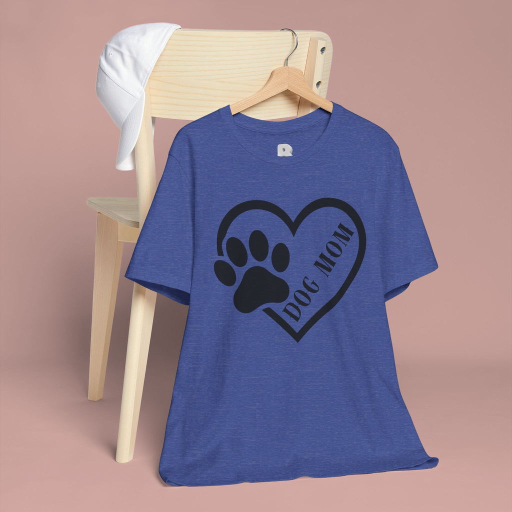 Dog Mom Heart Paw T-Shirt