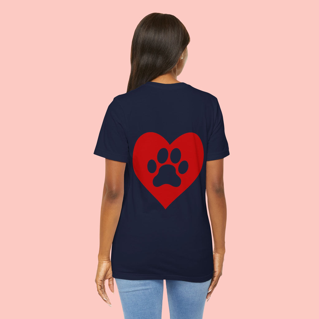 Pet Lover Heart Paw T-Shirt