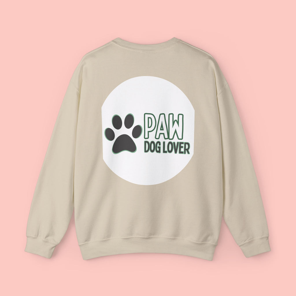 Dog Lover Paw Print Crewneck Sweatshirt
