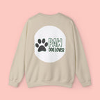 Dog Lover Paw Print Crewneck Sweatshirt