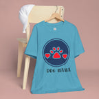 Dog Mama T-Shirt — Cute Paw & Heart Graphic Tee for Dog Lovers