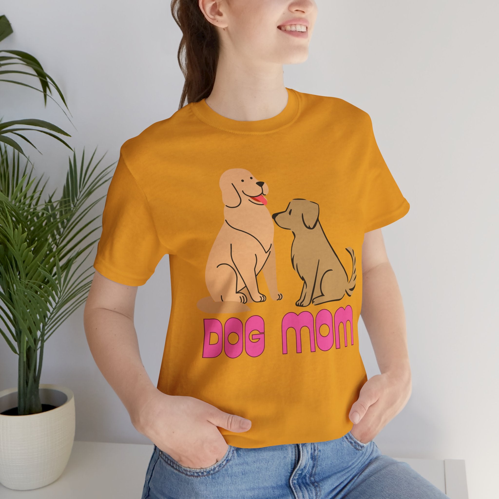 Dog Mom T‑Shirt — Cute Retro Dogs Graphic Tee for Dog Lovers