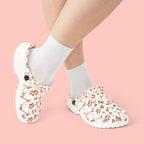 Paw Print EVA Foam Clogs — Cute Dog Bone & Paw Slip-On Shoes