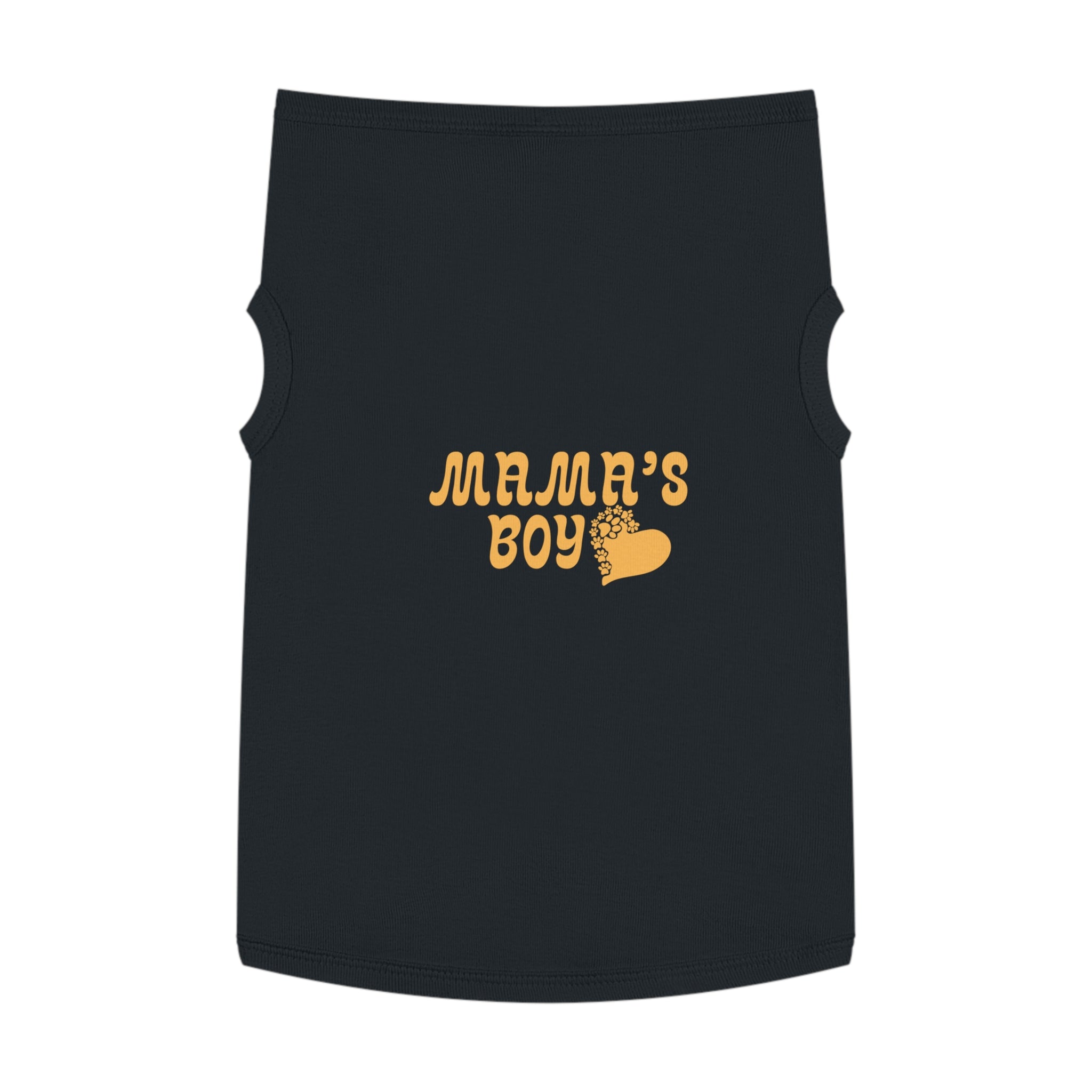 Pet Tank Top - "Mama's Boy" Retro Heart Dog/Cat Tee
