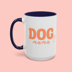 Dog Mama Coffee Mug — Cute Heart Accent Ceramic Mug (11/15 oz)