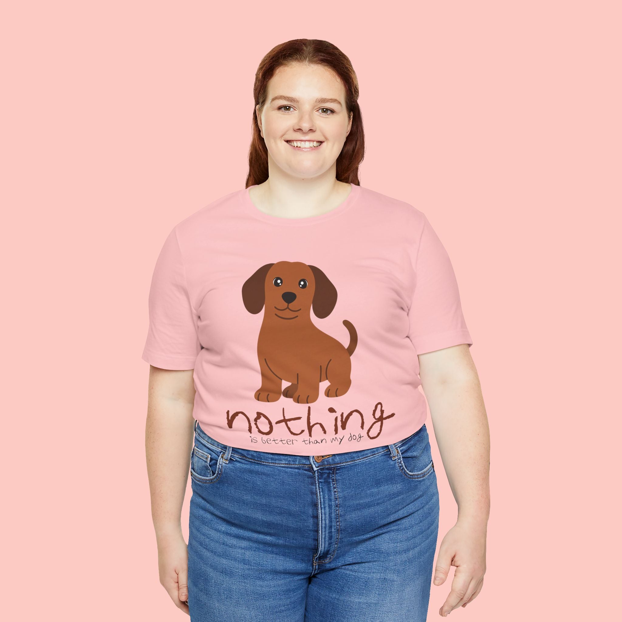 Dachshund Puppy Tee — "Nothing Better Than My Dog" Cute Dog Lover T-Shirt