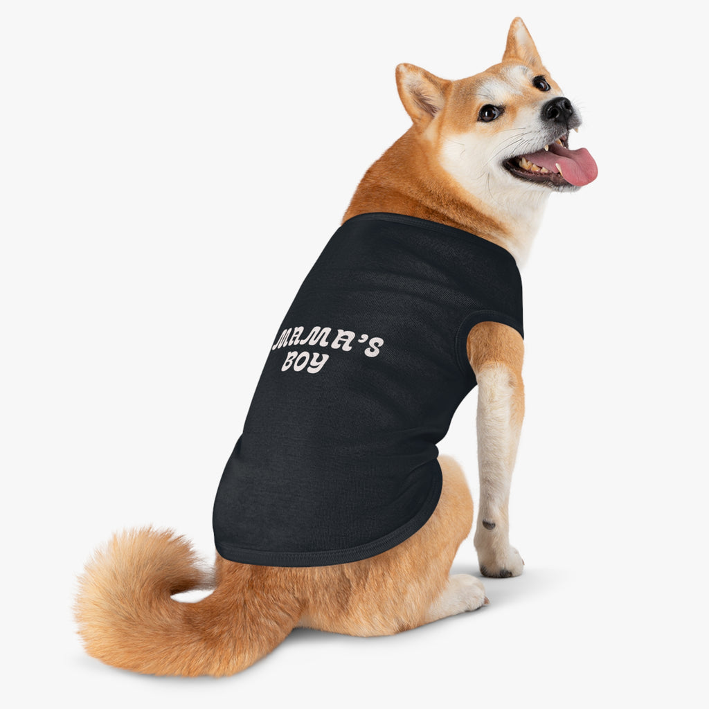 Mama's Boy Pet Tank Top - Cute Soft Dog Tee