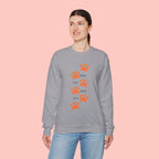 Dog Mom Paw Print Sweatshirt — Cute Pet Lover Crewneck