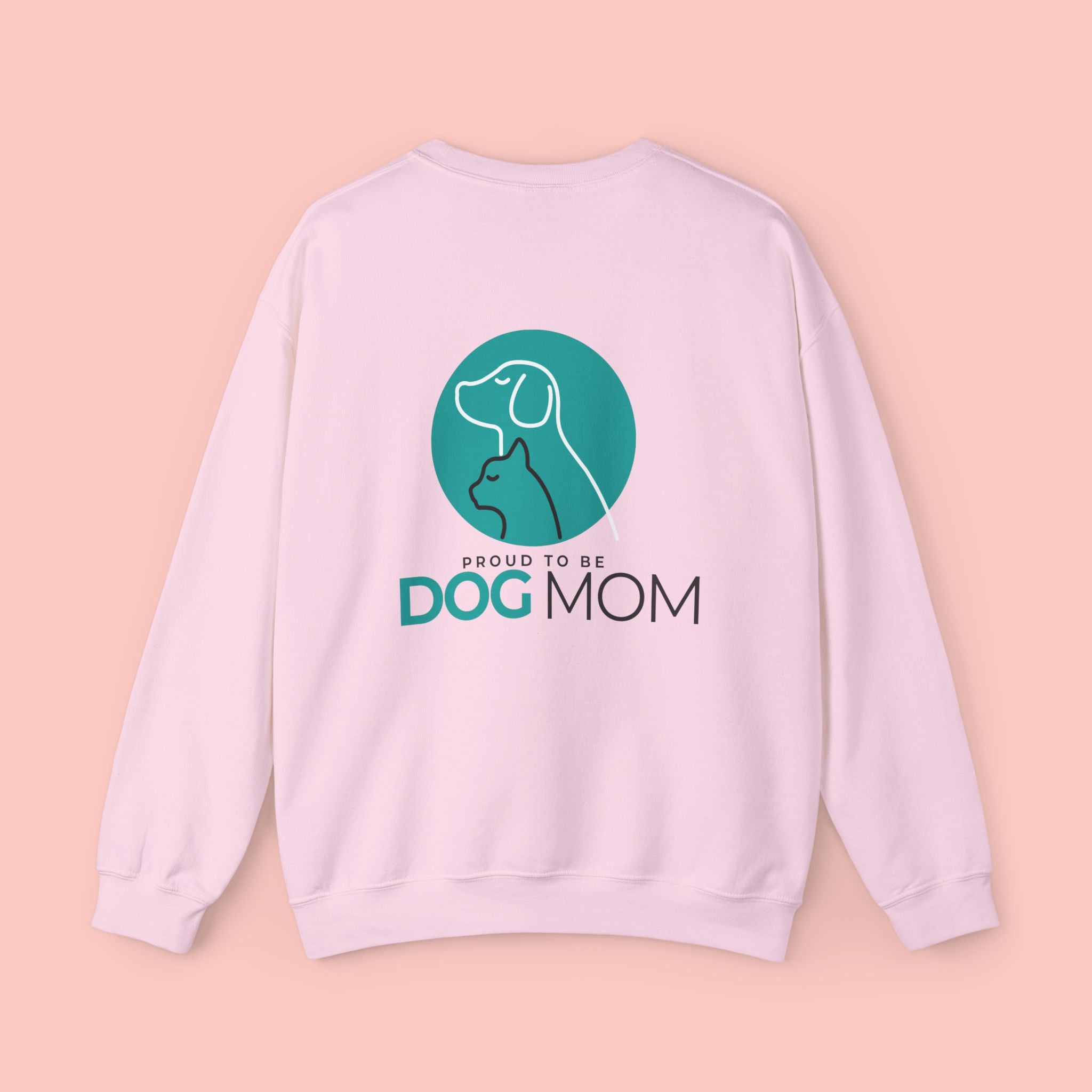 Dog Mom Crewneck Sweatshirt — Proud To Be Dog Mom Graphic