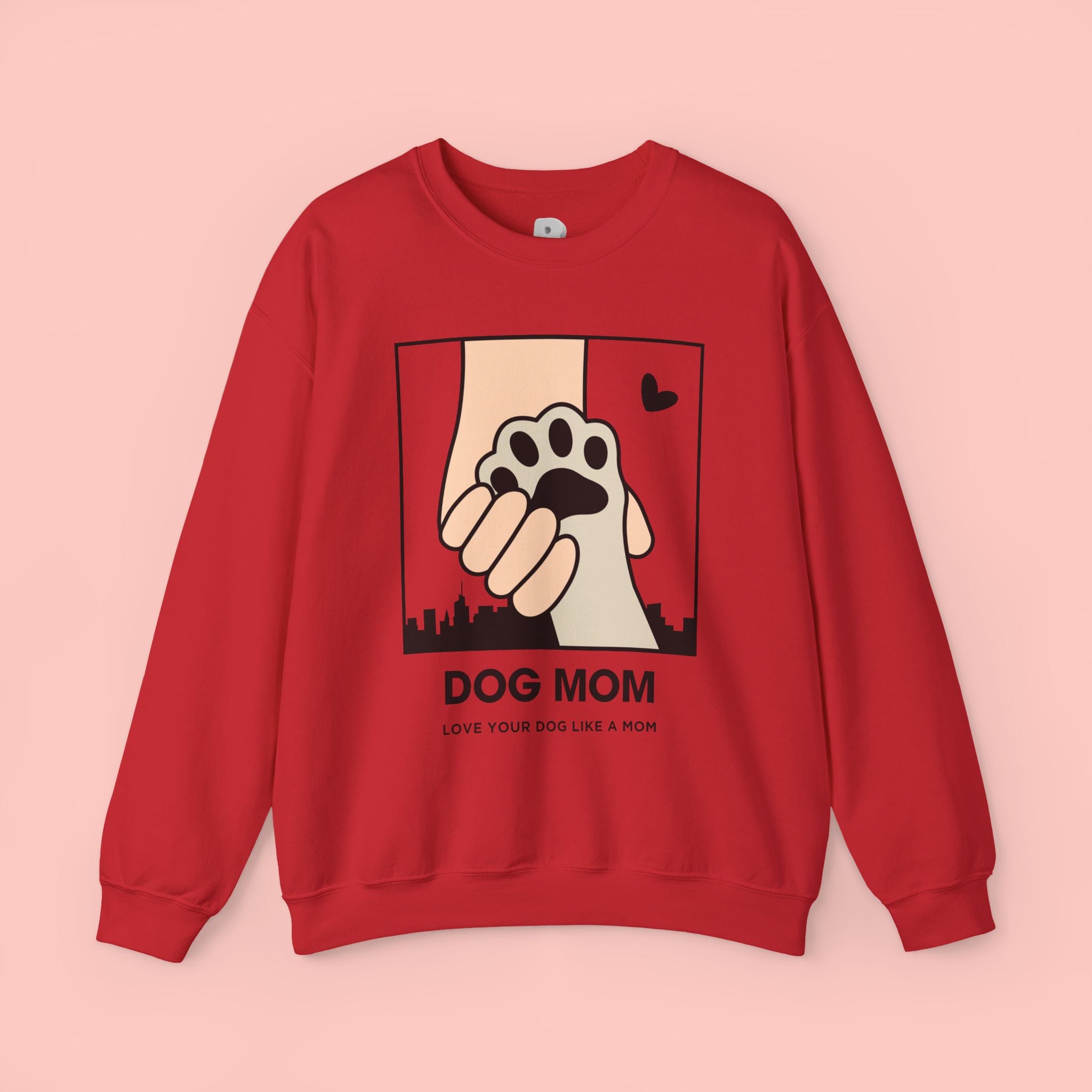 Dog Mom Crewneck Sweatshirt – Paw Hold Design