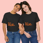 Don’t Mess With A Dog Mom T-Shirt — Paw Print Tee for Dog Lovers