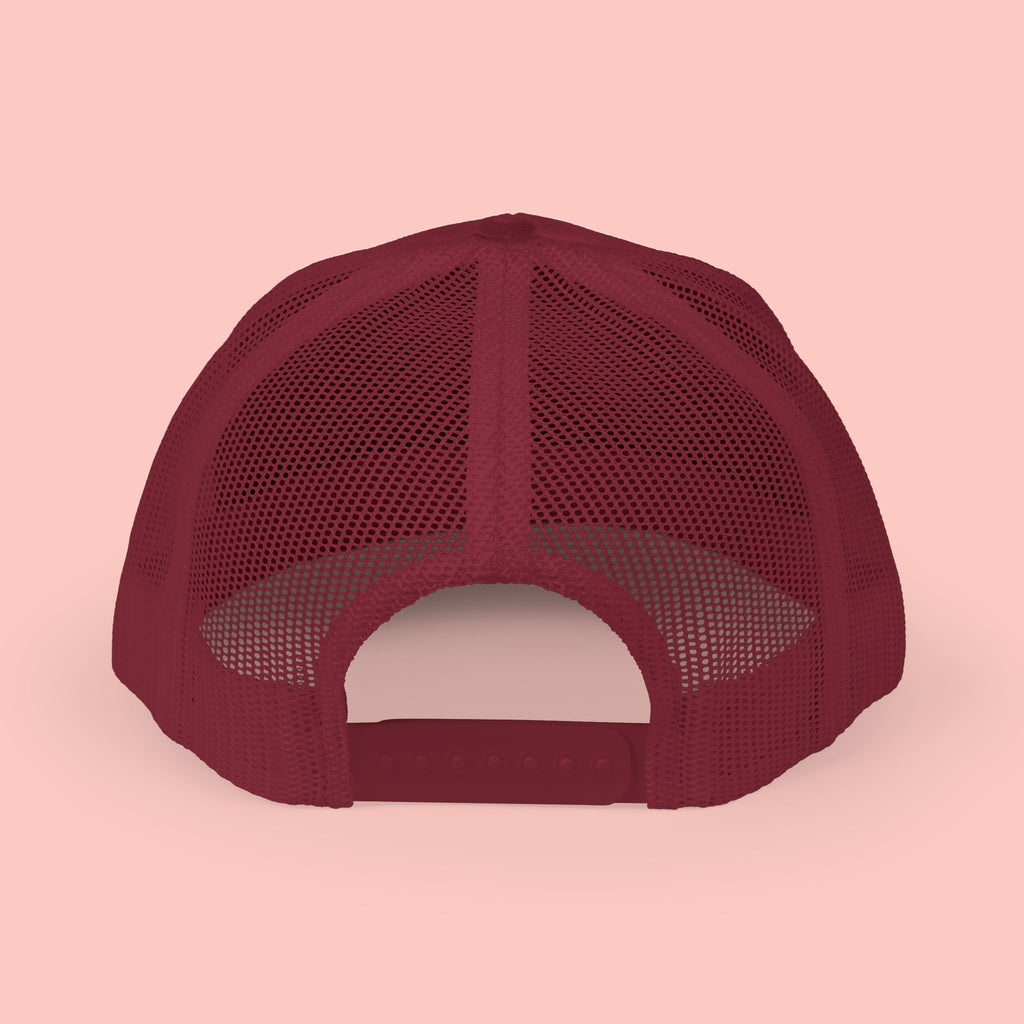 Dog Mom Trucker Cap — Rhinestone Lettering Snapback Hat