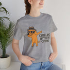 Chilling With My Chind T-Shirt — Funny Dabbing Cat Graphic Tee