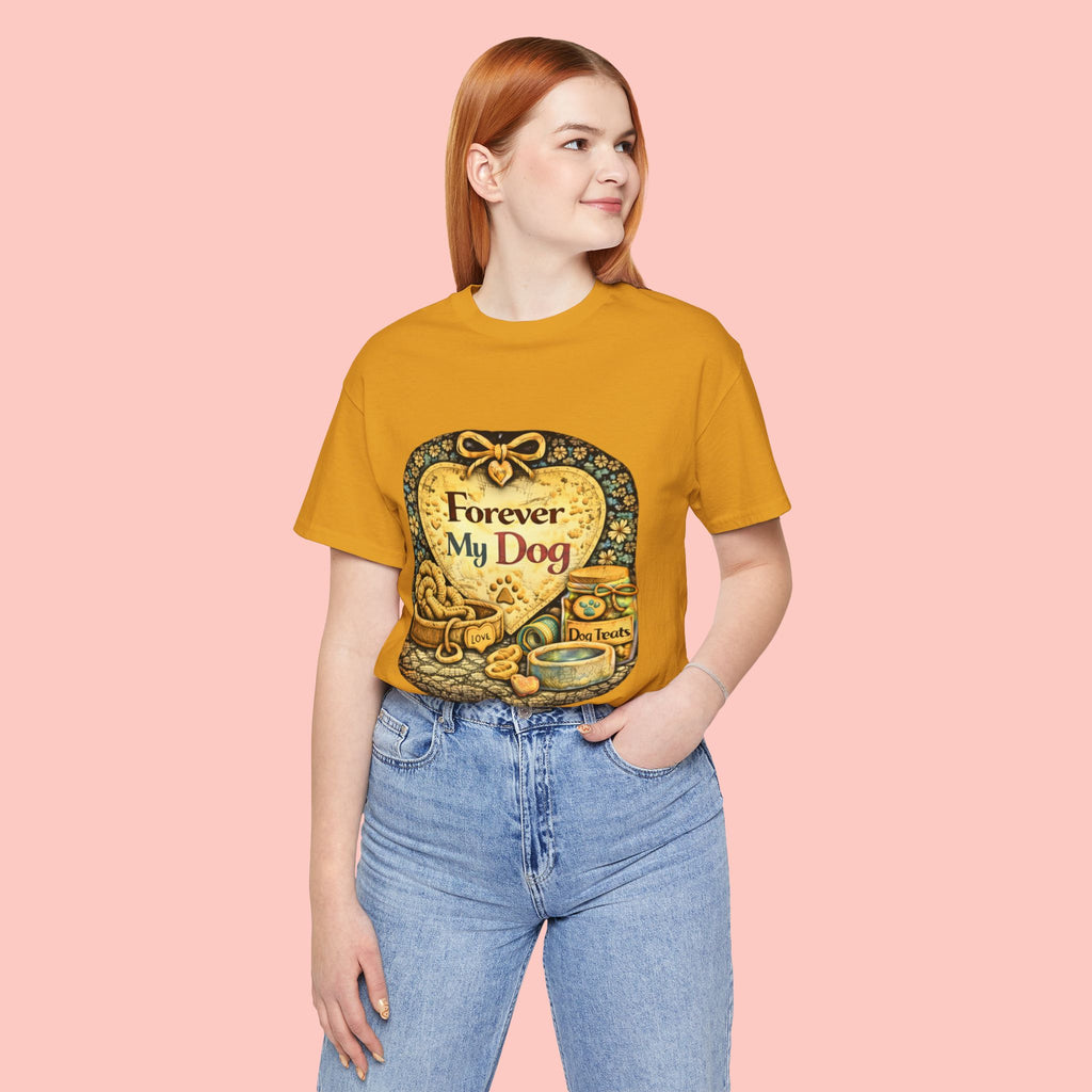 Dog T-Shirt — "Forever My Dog" Vintage Pet Lovers Tee