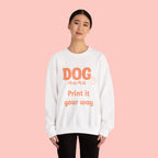 Dog Mama Crewneck Sweatshirt — Customizable “Dog Mama” Graphic