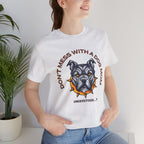 Dog Mom Tee — “Don't Mess With a Dog Mom” Graphic T‑Shirt