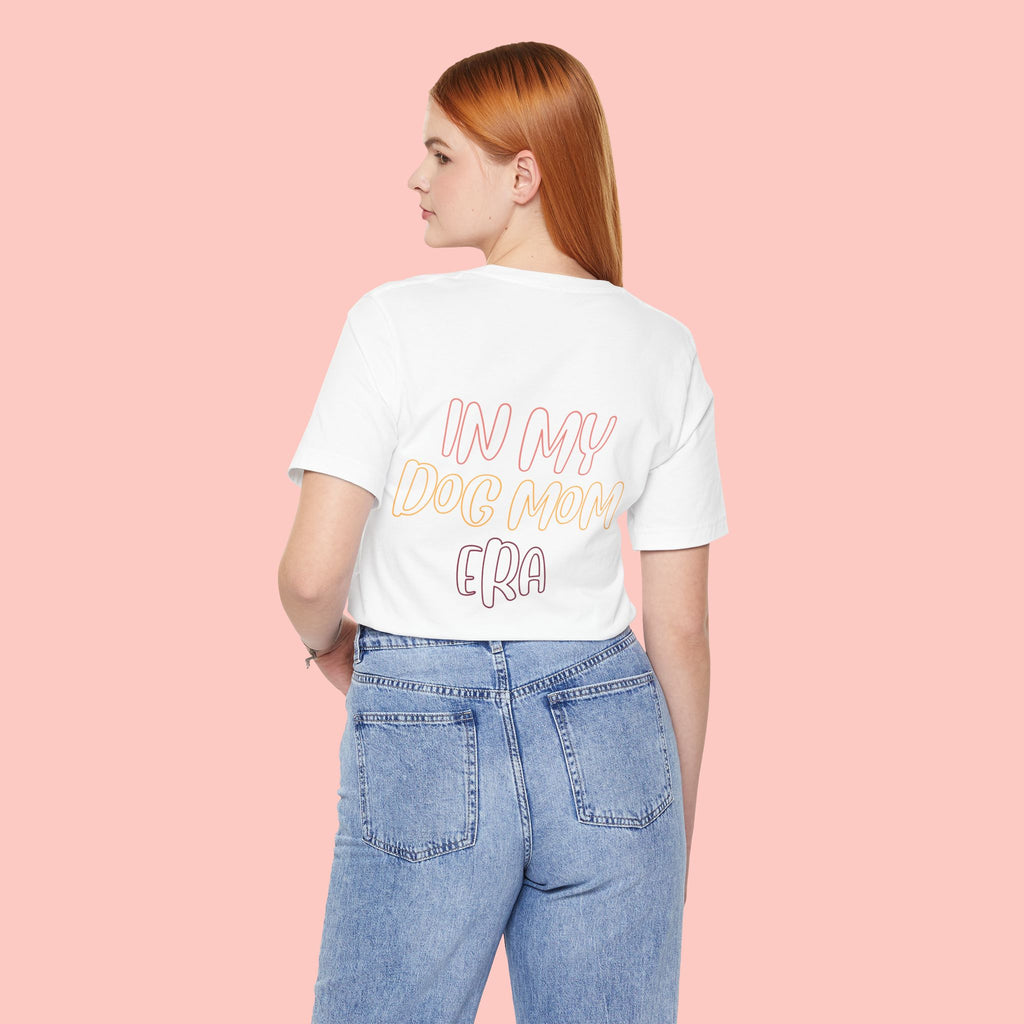 Dog Mom Tee — "In My Dog Mom Era" Cute Pastel Graphic T-Shirt