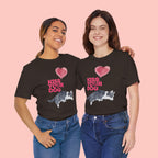 Kiss Your Dog T-Shirt — Cute Corgi with Heart Balloon Pet Lover Tee