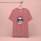 Cute Dog Tee — Headphones Puppy Graphic T-Shirt