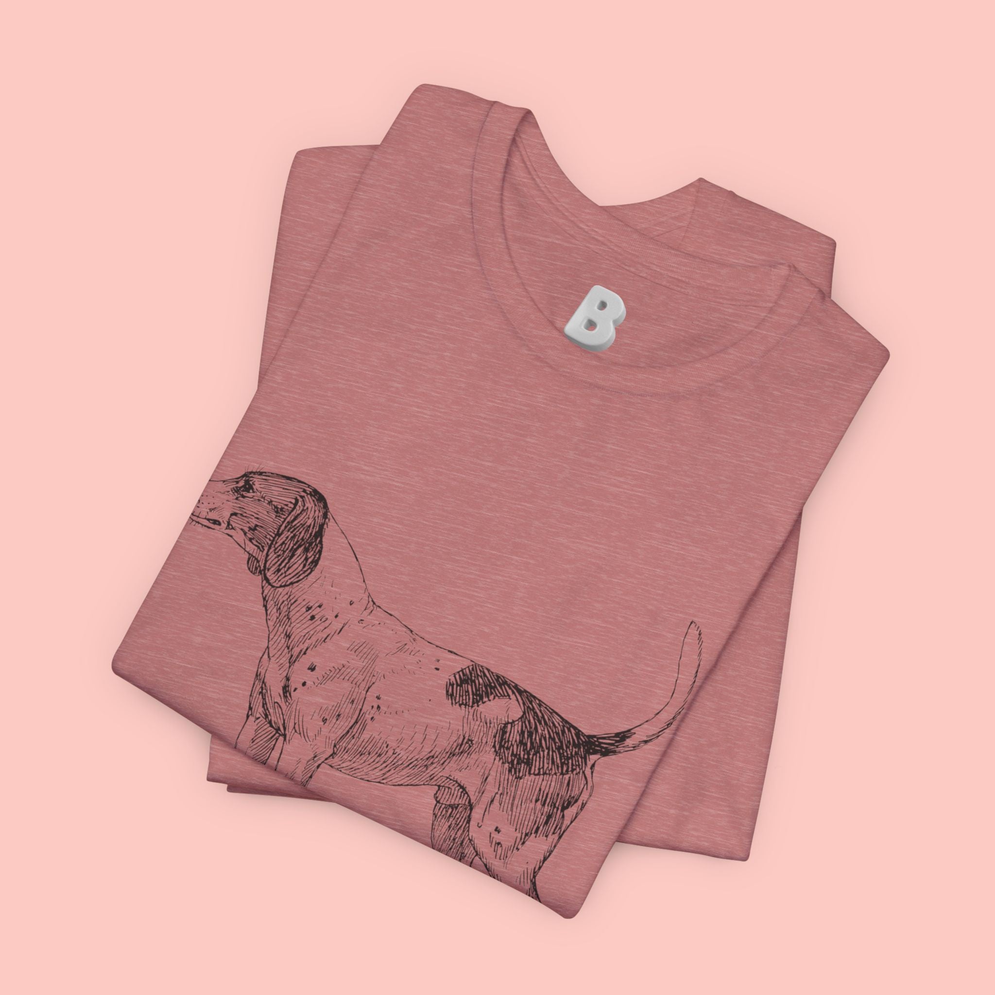 Lovely Dog Mom T-Shirt — Vintage Sketch Dog Graphic Tee