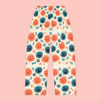 Paw Print Women's Pajama Pants — Cute Colorful Pet Pattern Lounge Pants