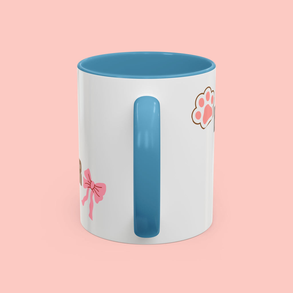 Dog Mom Coffee Mug — Best Dog Mom Ever Accent Ceramic Mug (11oz & 15oz)