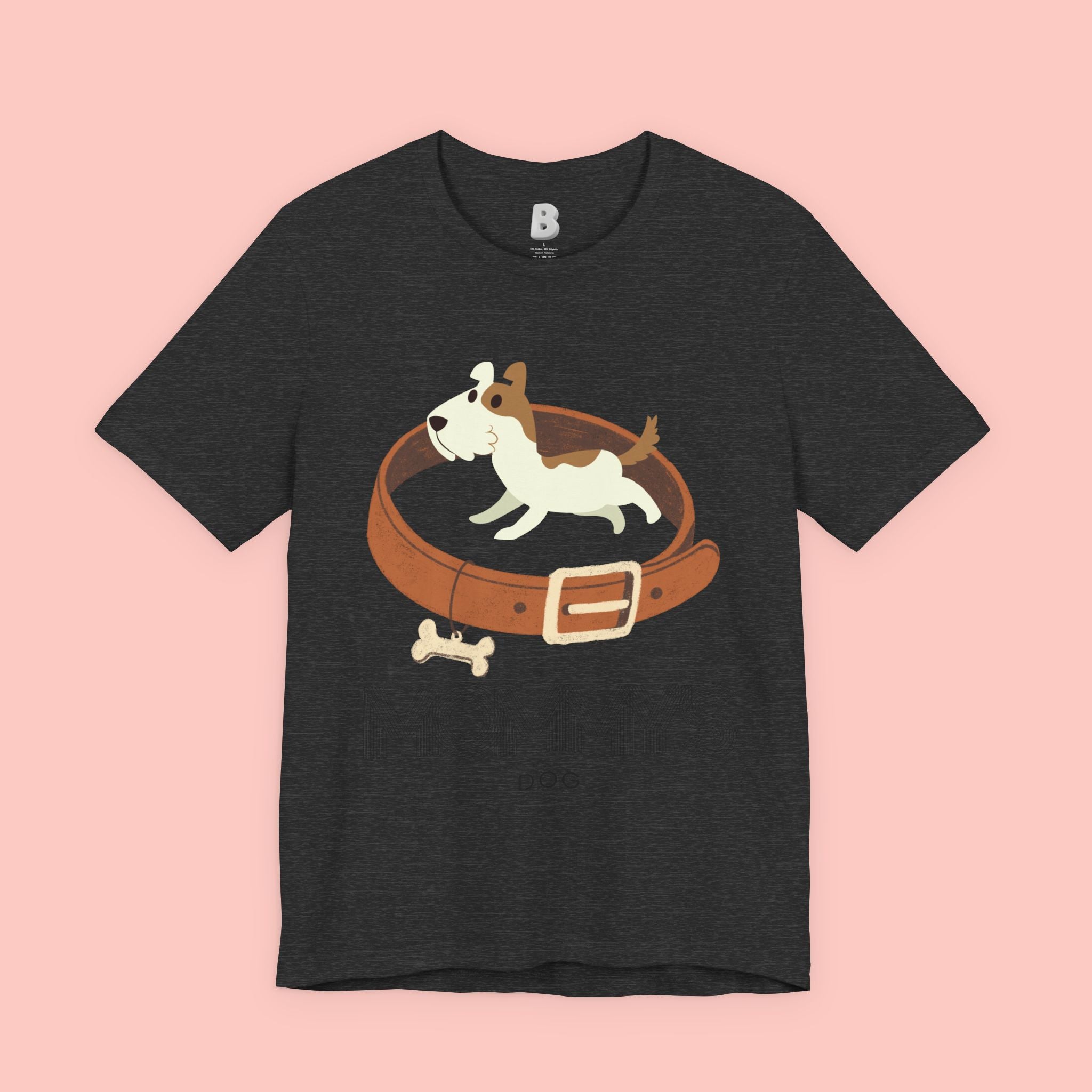 Mommy's Dog T-Shirt – Cute Puppy & Collar Graphic Tee for Dog Moms