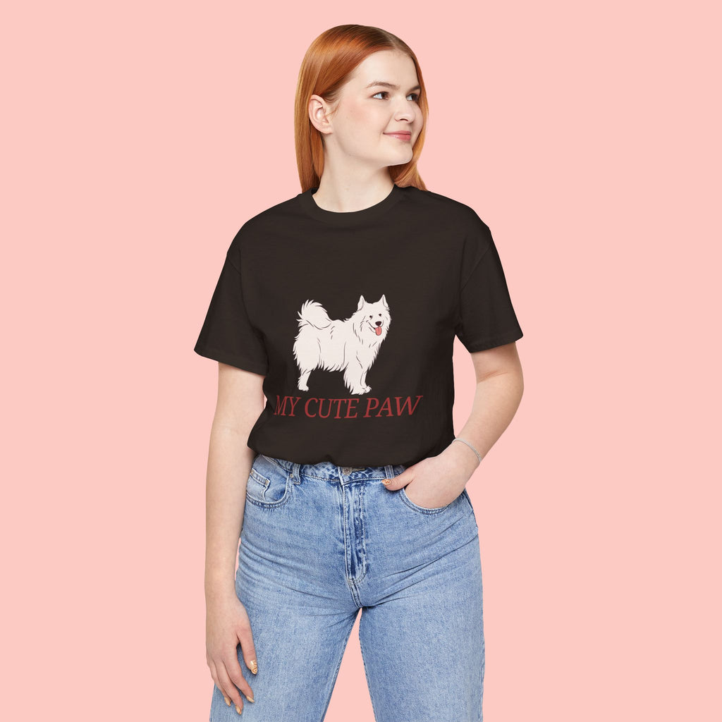 My Cute Paw Samoyed T‑Shirt — Cute Dog Graphic Tee for Pet Lovers