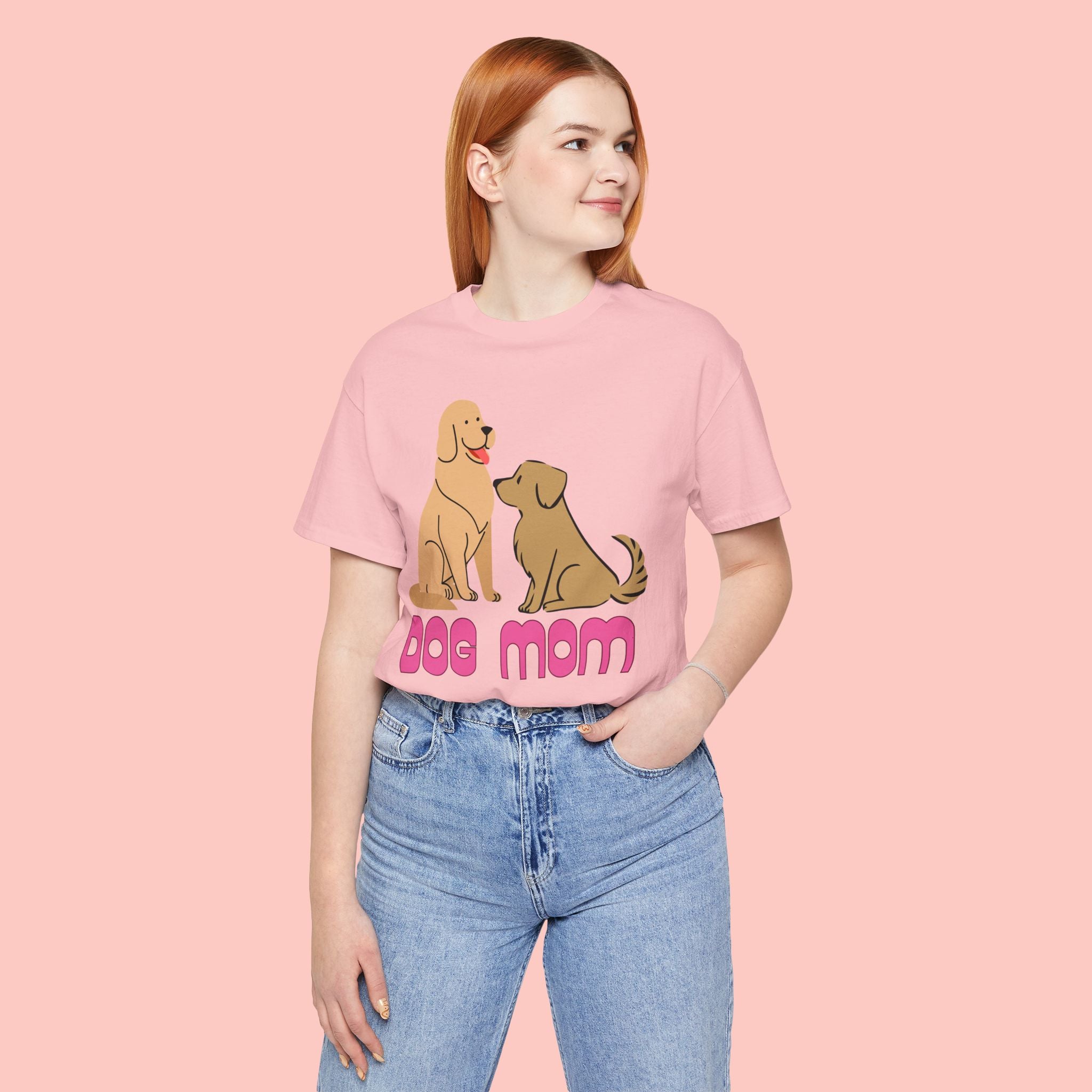Dog Mom T‑Shirt — Cute Retro Dogs Graphic Tee for Dog Lovers