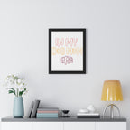 Framed Poster — "In My Dog Mom Era" Wall Art for Pet Lovers