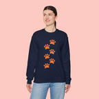 Dog Mom Paw Print Sweatshirt — Cute Pet Lover Crewneck