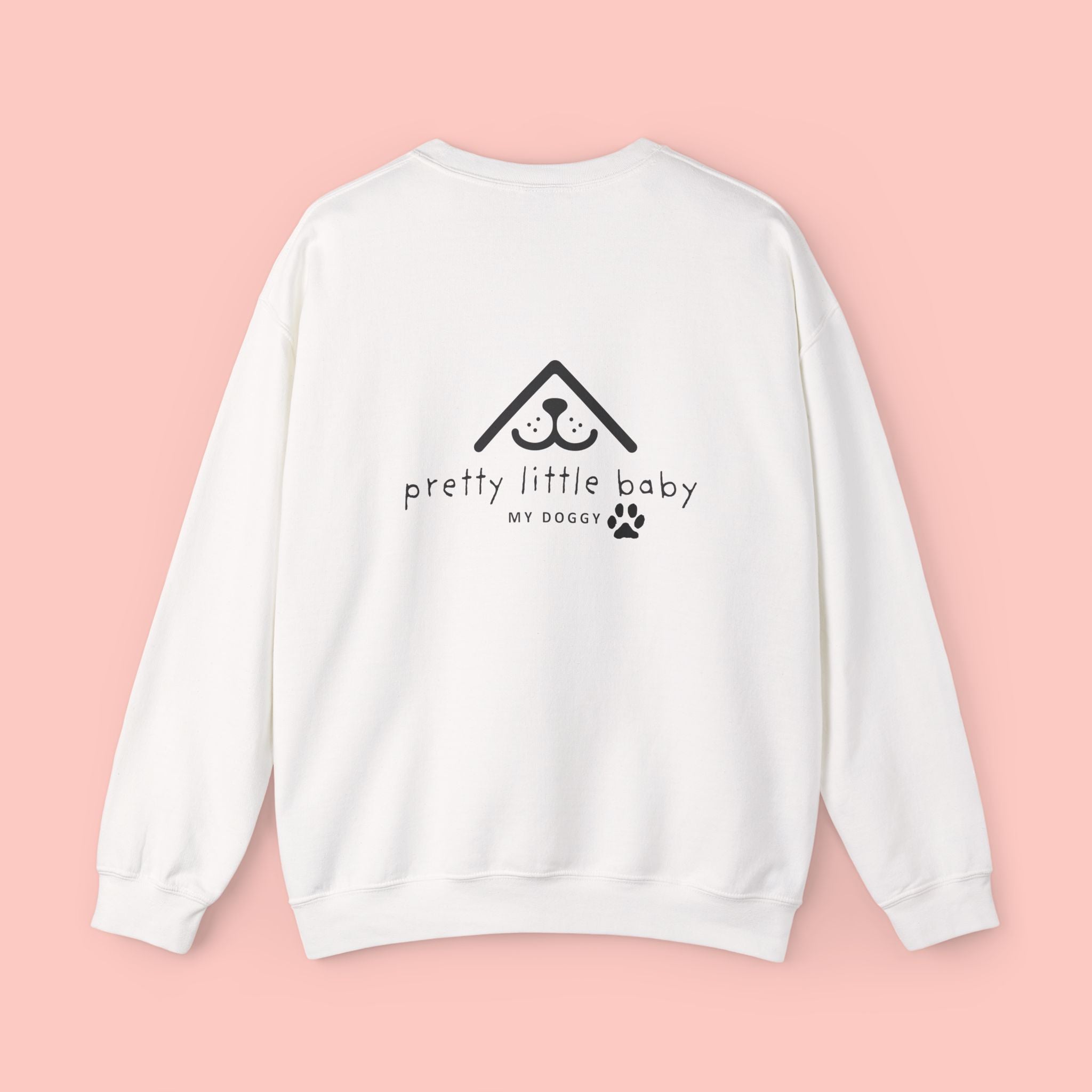 Crewneck Sweatshirt — "Pretty Little Baby" Puppy Face Design
