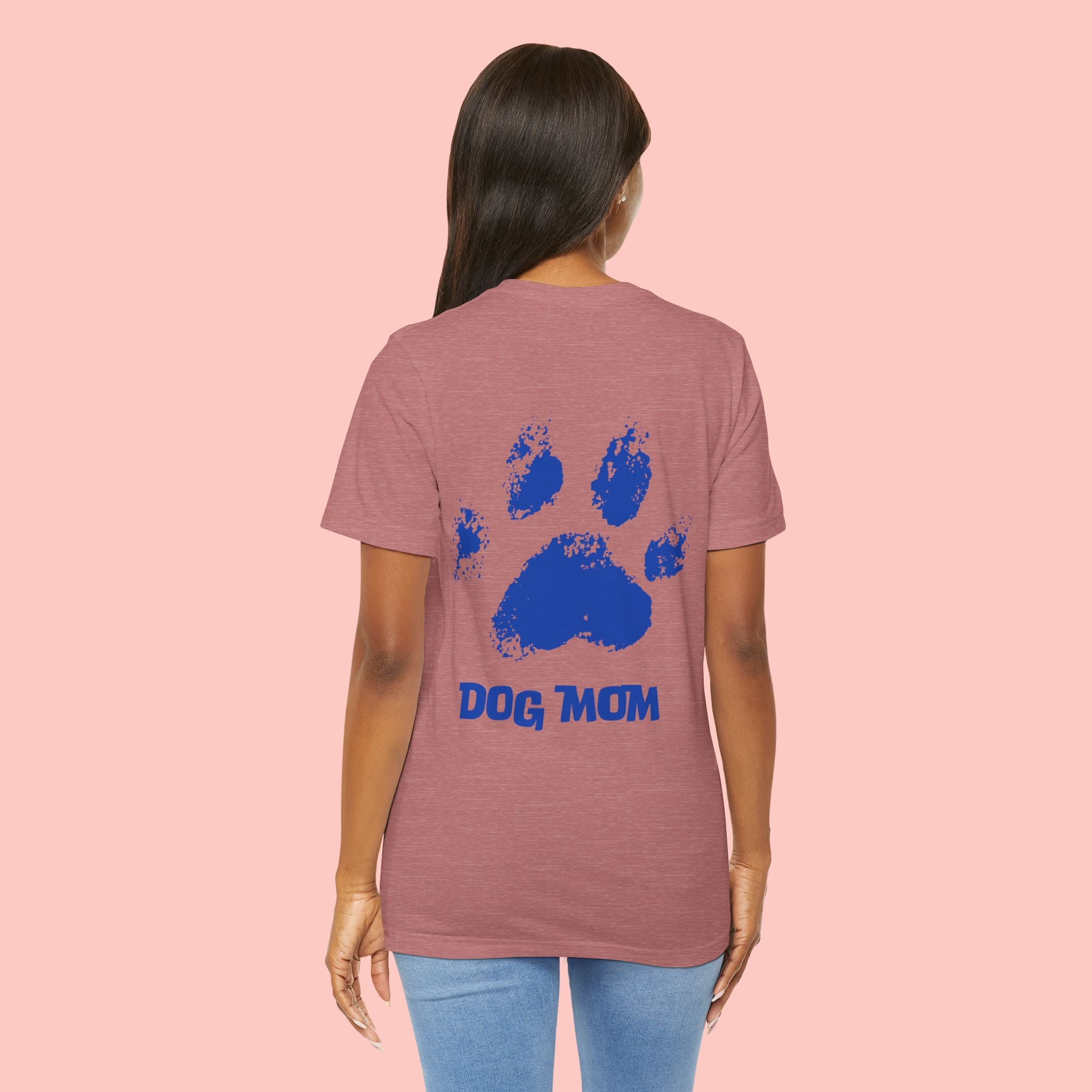 Dog Mom Paw Print T-Shirt