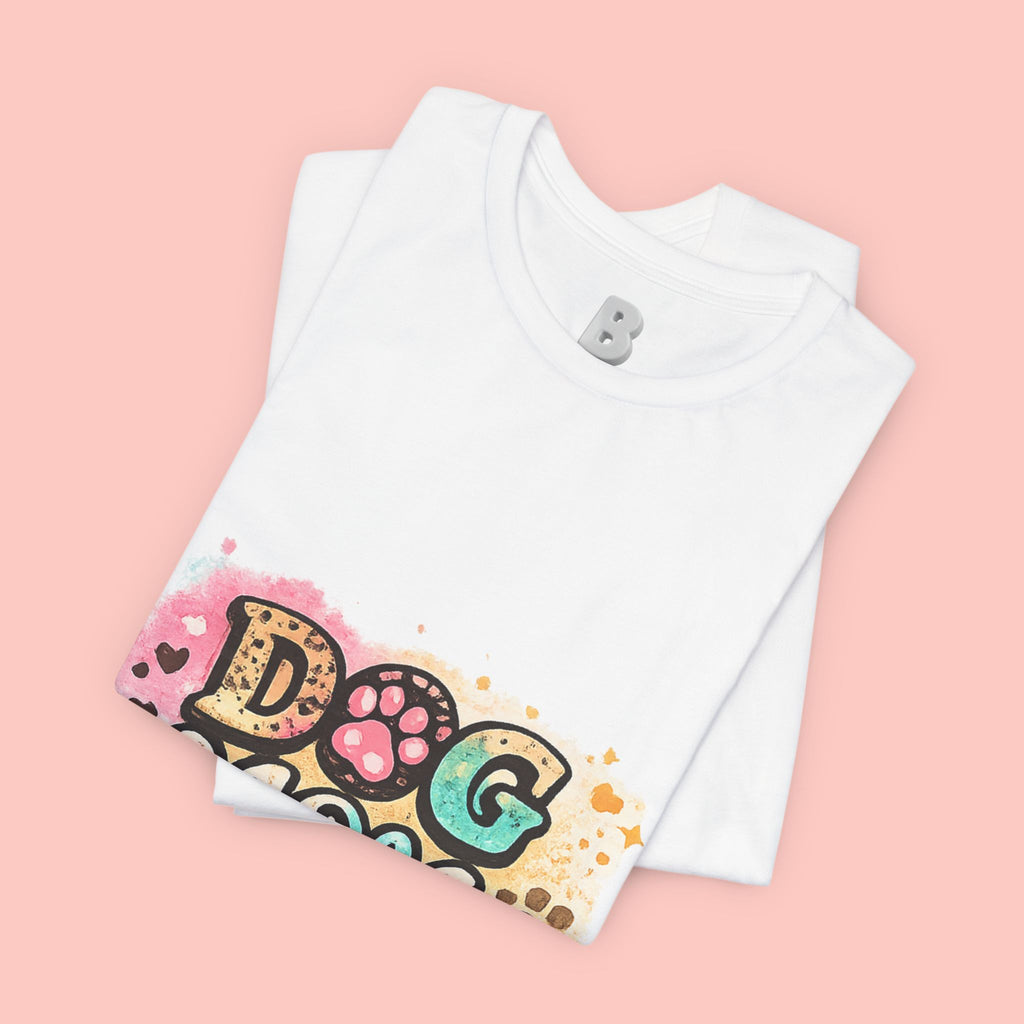 Dog Mom T-Shirt – Cute Paw Print Graphic Tee for Pet Lovers