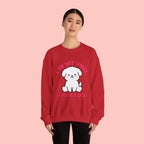 Dog Lover Crewneck Sweatshirt — “I Am Not Single I Have a Dog” Cute Puppy Pullover