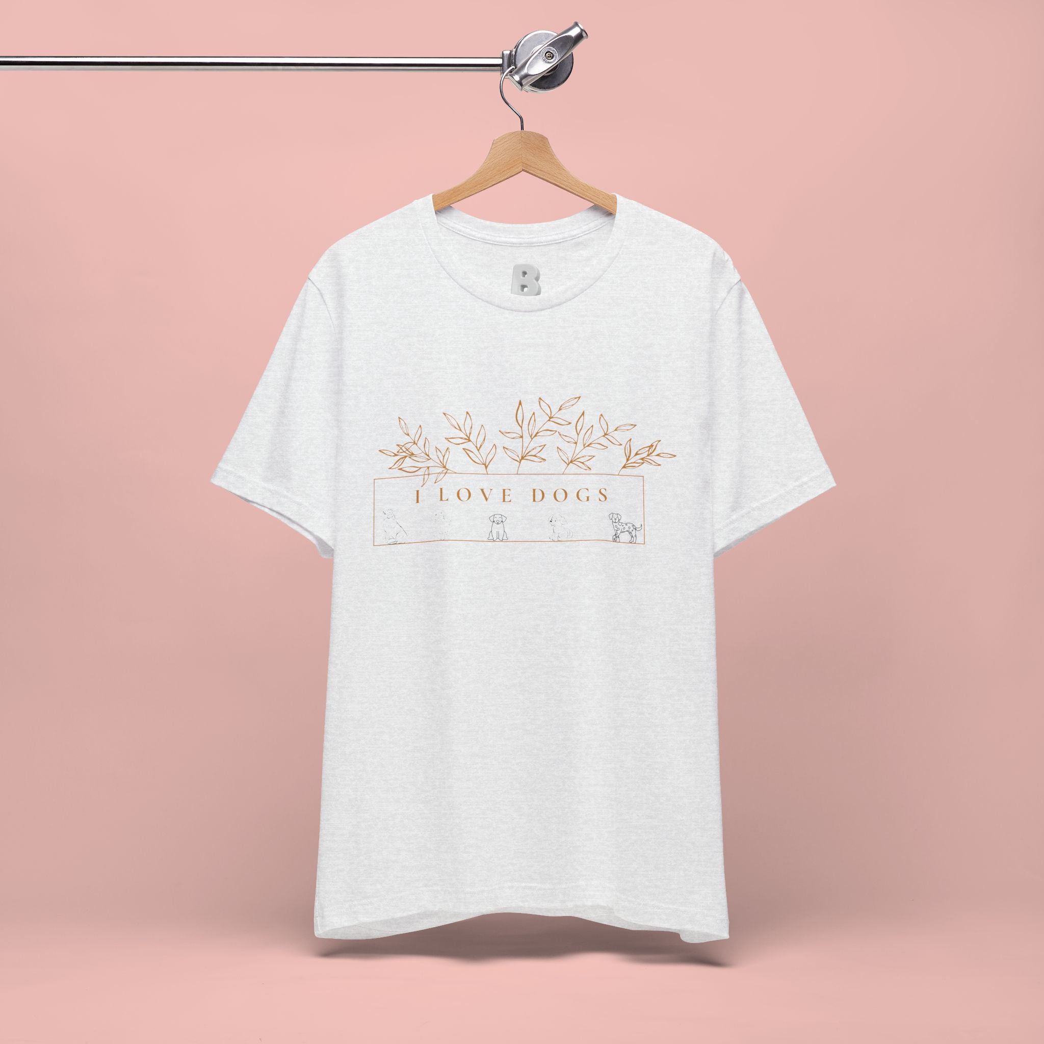 Love Dogs Floral Tee — I Love Dogs Graphic T-Shirt