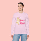 Dog Mom Crewneck Sweatshirt — "It isn’t a dog. It is my child" Cute Puppy Graphic