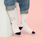 Dog Mom Sublimation Crew Socks — Cute Pet Lover Gift