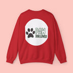 Dog Lover Paw Print Crewneck Sweatshirt
