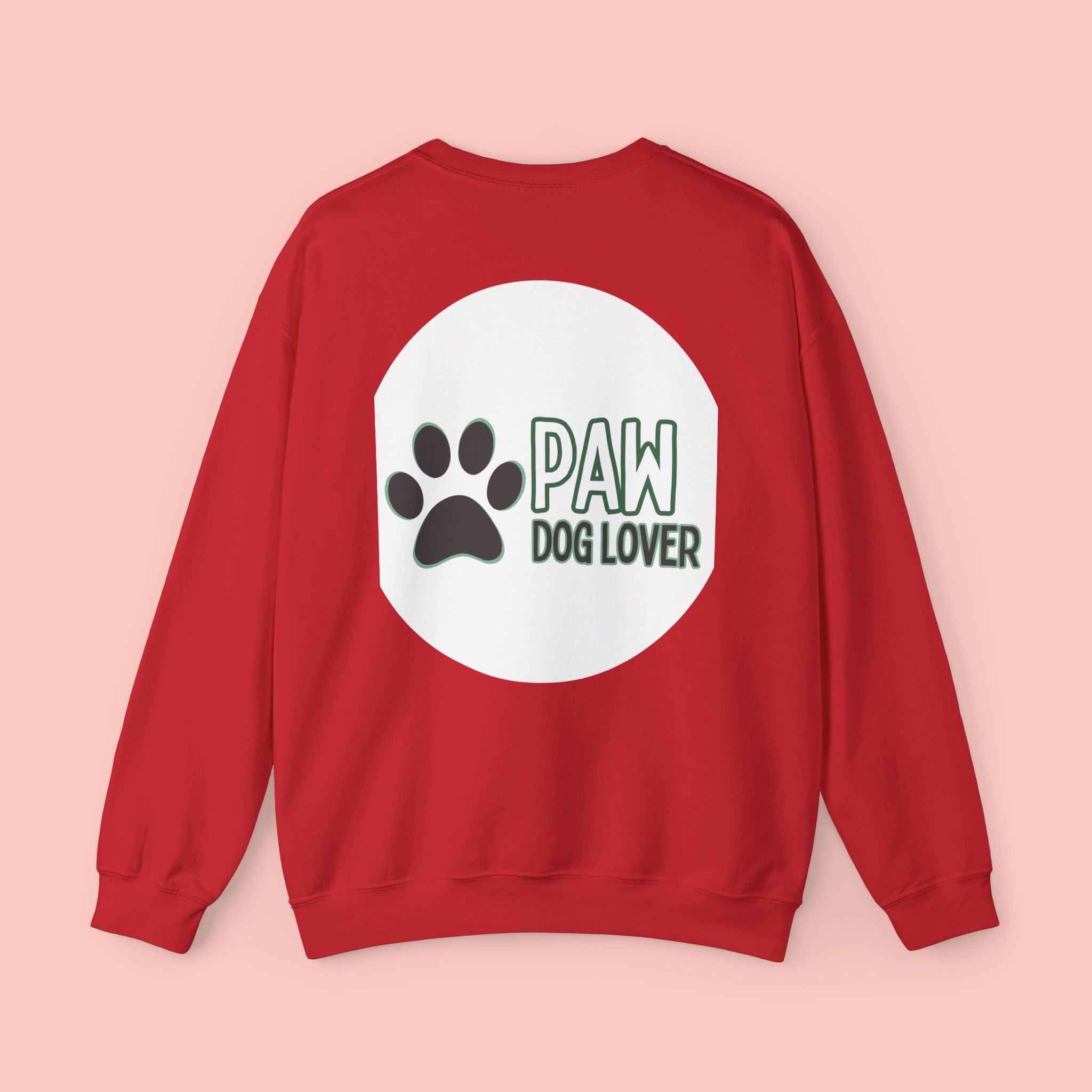 Dog Lover Paw Print Crewneck Sweatshirt