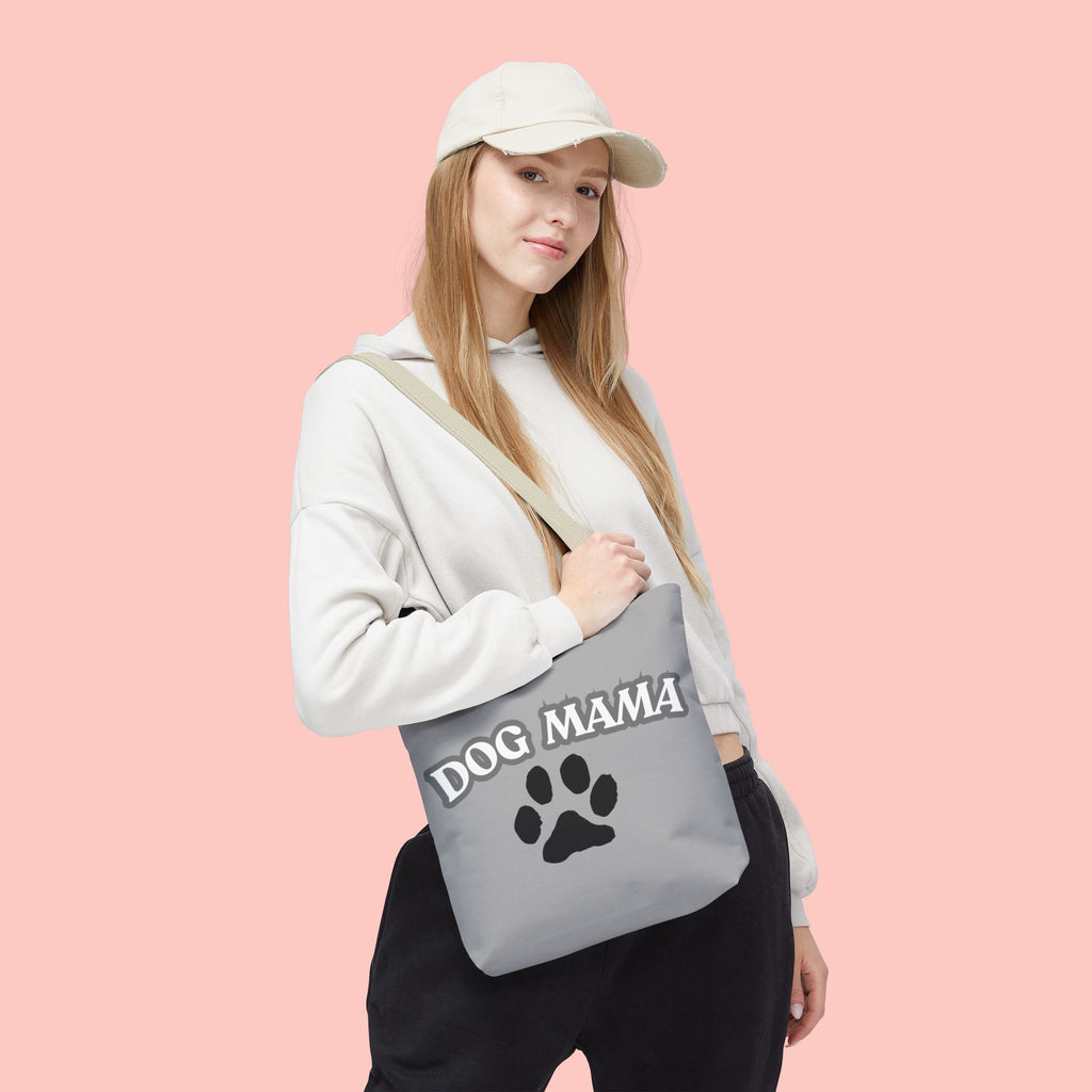 Dog Mama Paw Print Tote Bag – Cute Pet Lover Gift