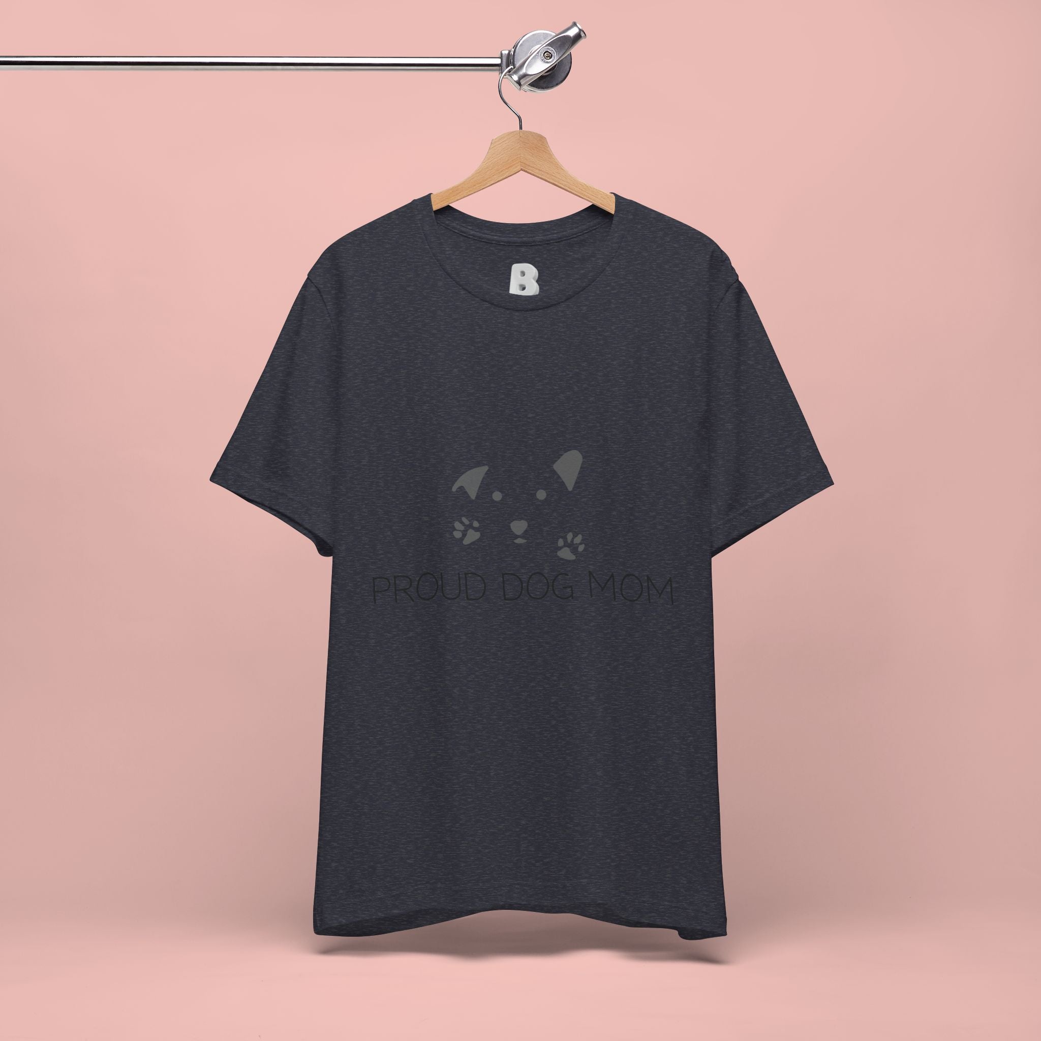 Proud Dog Mom T-Shirt — Cute Paw Print Dog Mom Tee