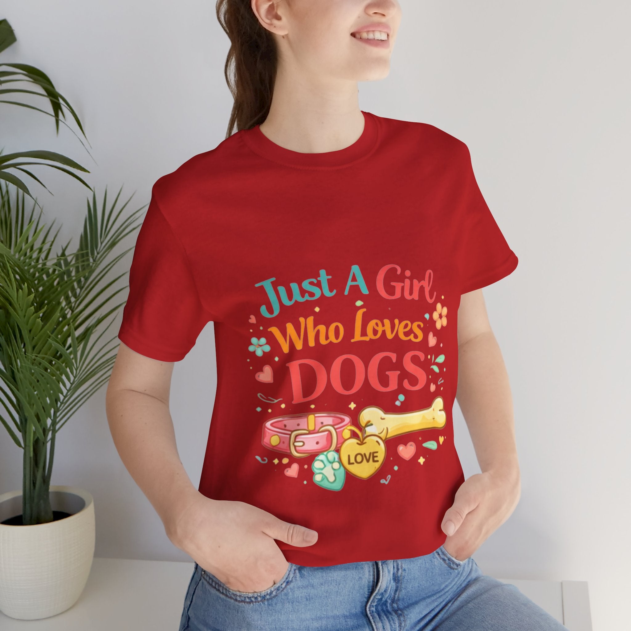 Just A Girl Who Loves Dogs T-Shirt
