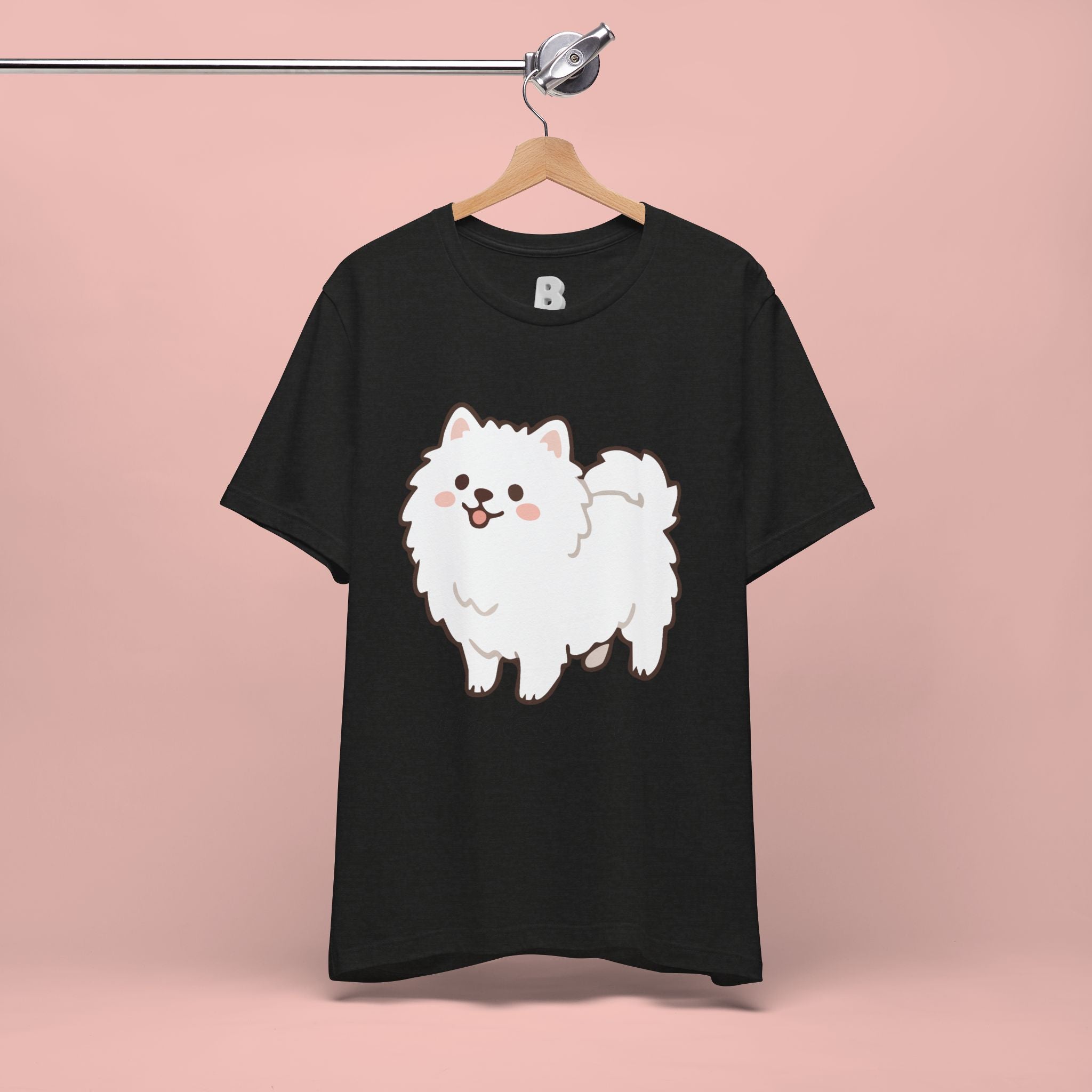Cute Fluffy Pomeranian Tee — "Mom's Cute Child" Dog T-Shirt