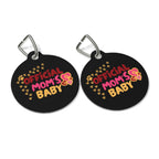 Official Mom's Baby Pet Tag — Cute Paw Print Dog/Cat ID Tag