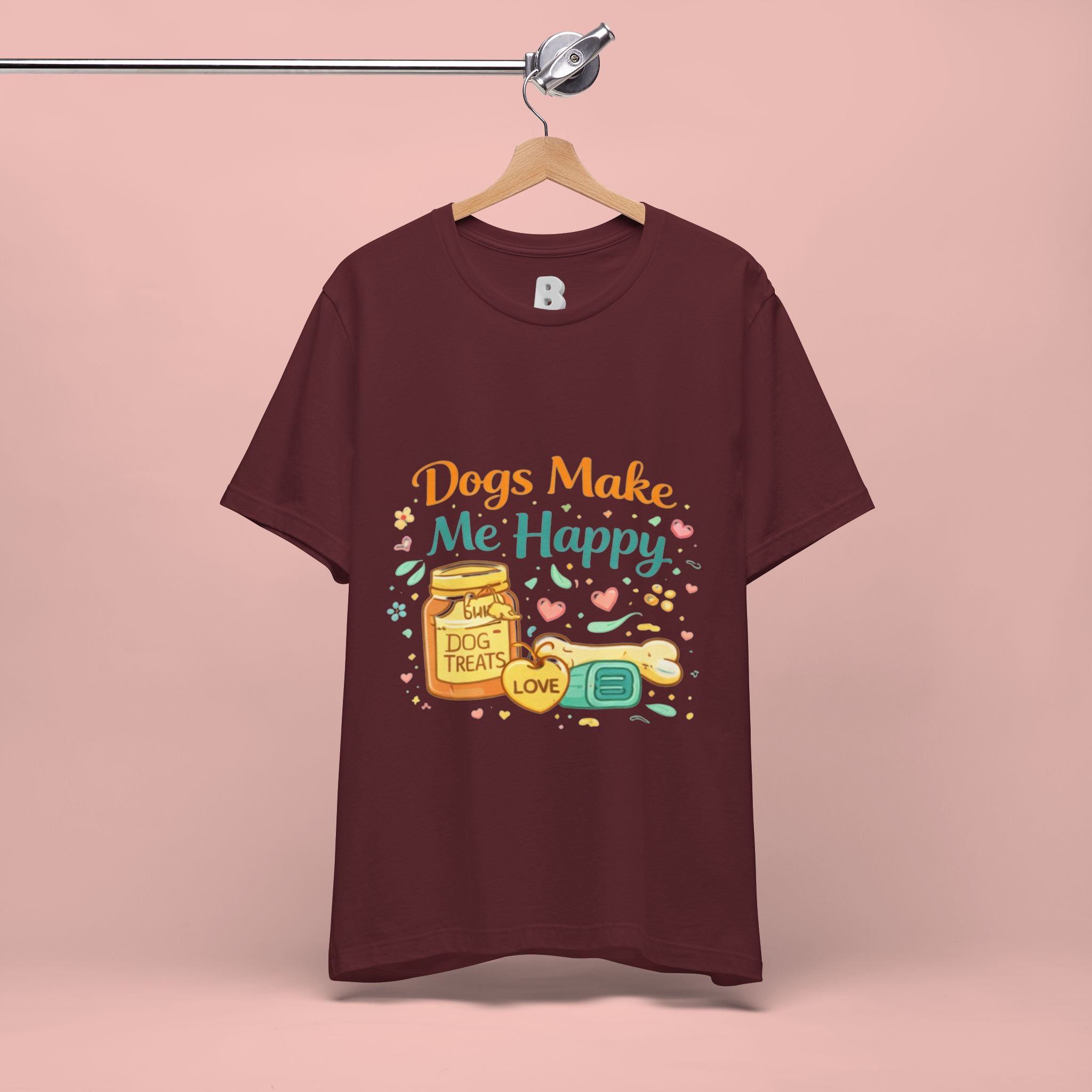 Dogs Make Me Happy T-Shirt