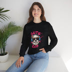 Cute Dog Sweatshirt — Cool Pup with Headphones Graphic Crewneck